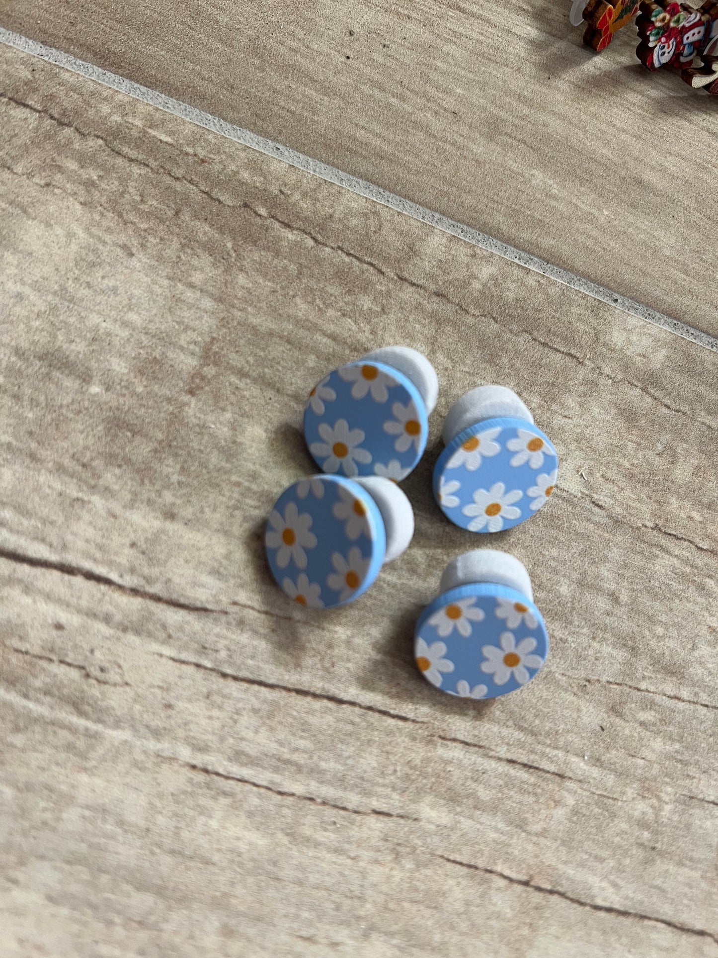 Floral Circle Studs