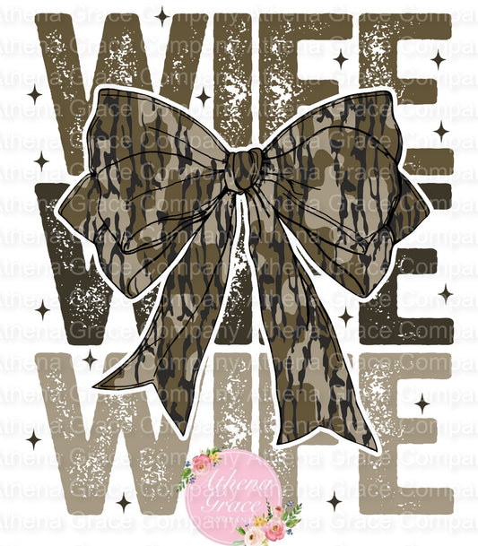 Camo Wife DTF