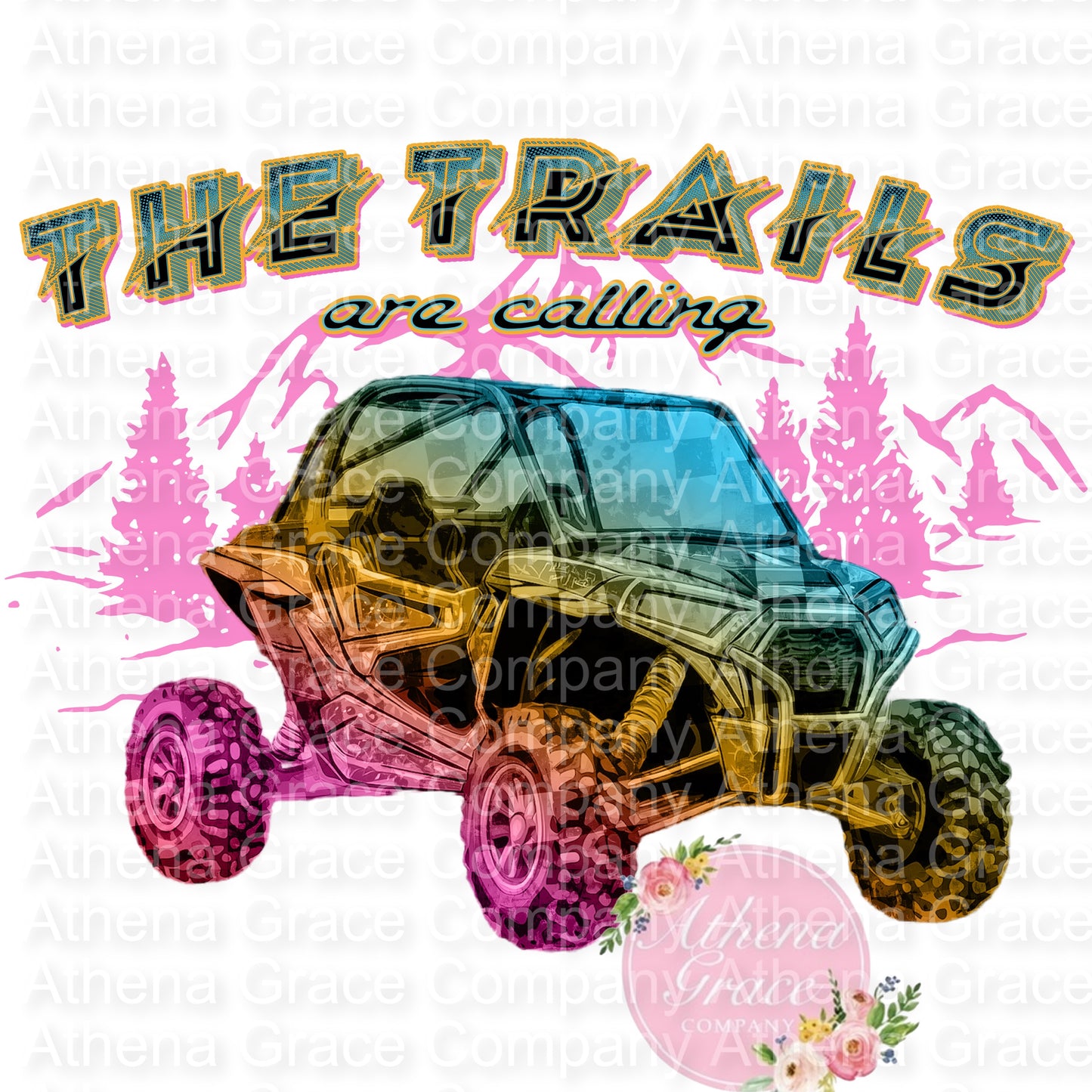 The Trails Are Calling DTF