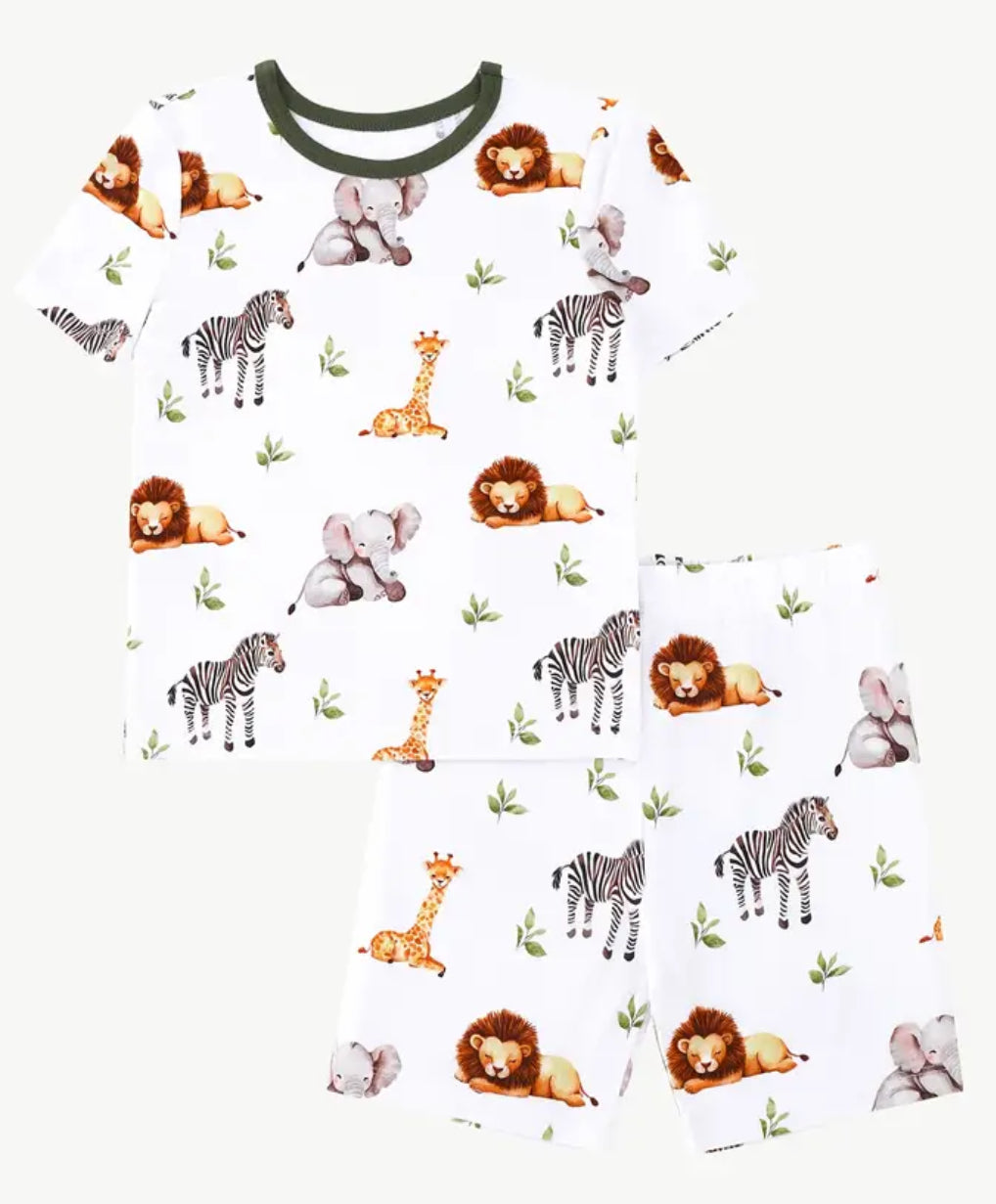 Zoo Pajamas Set