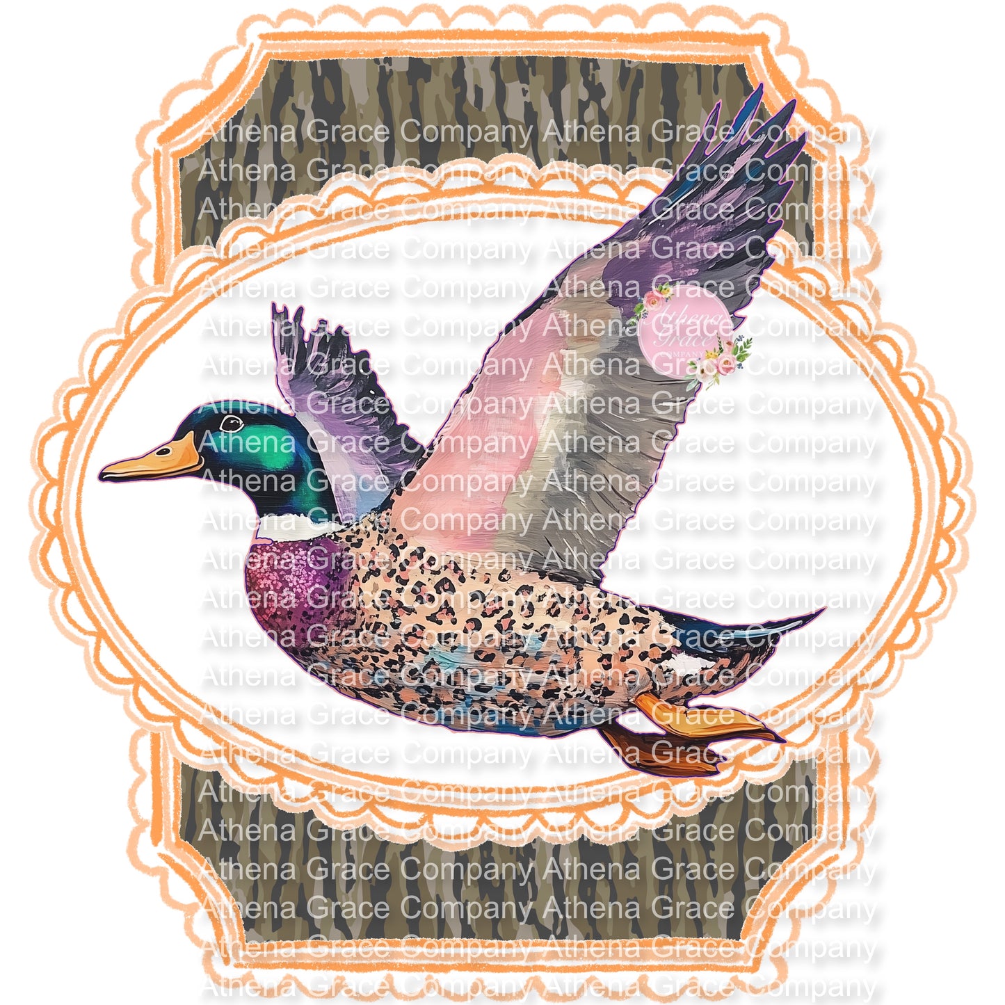 Bottomland Camo Duck DTF