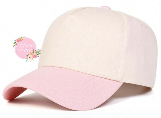 Pink Brim Hat