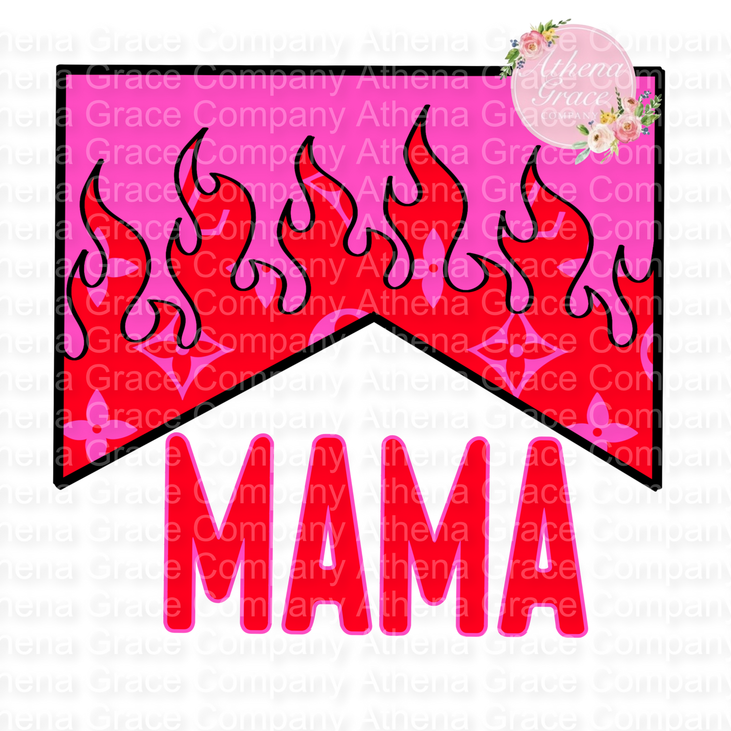 Mama Flames DTF