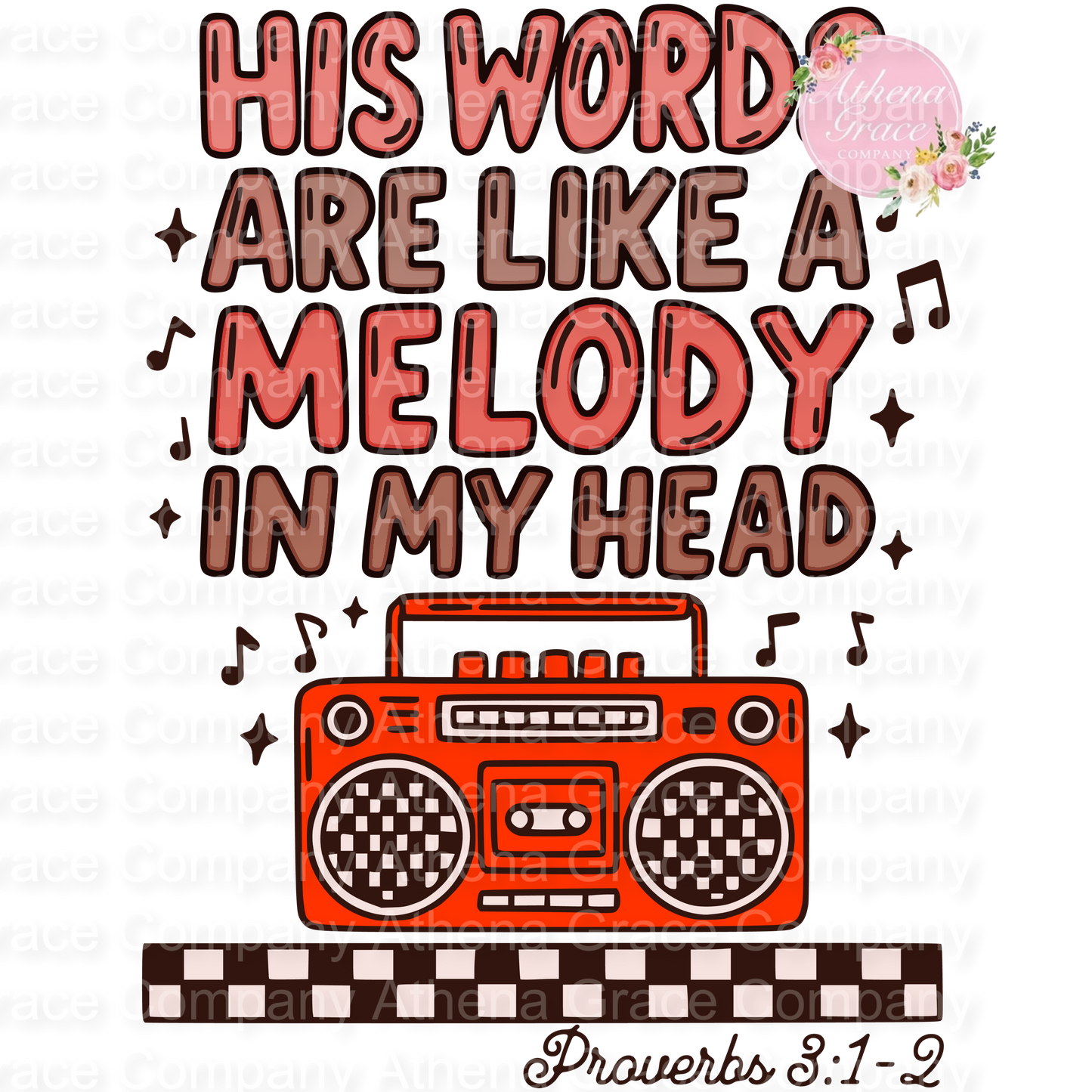Melody In My Head DTF