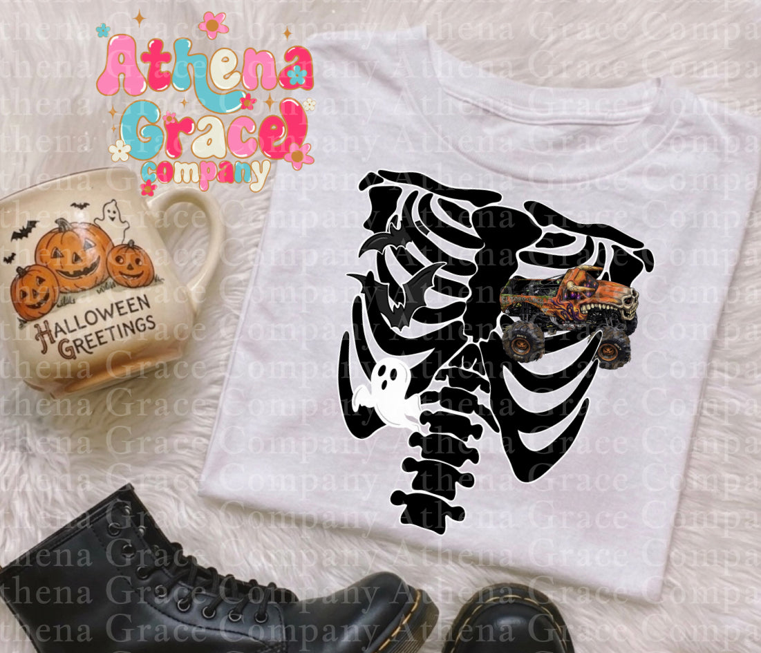 Monster Truck skelly Halloween