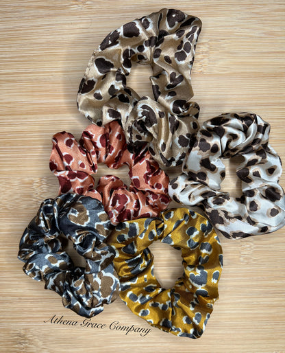 Cheetah Print Scrunchie