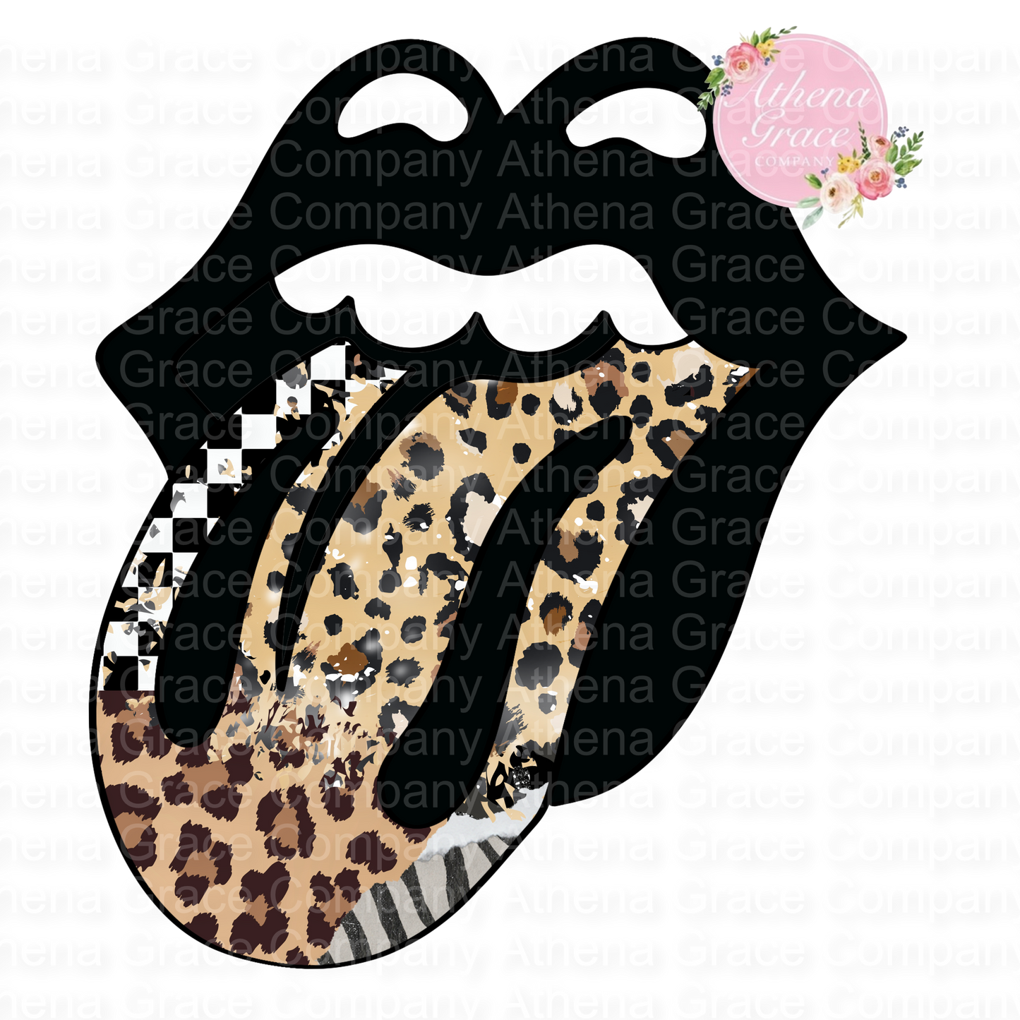 Cheetah Tongue DTF