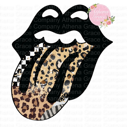 Cheetah Tongue DTF