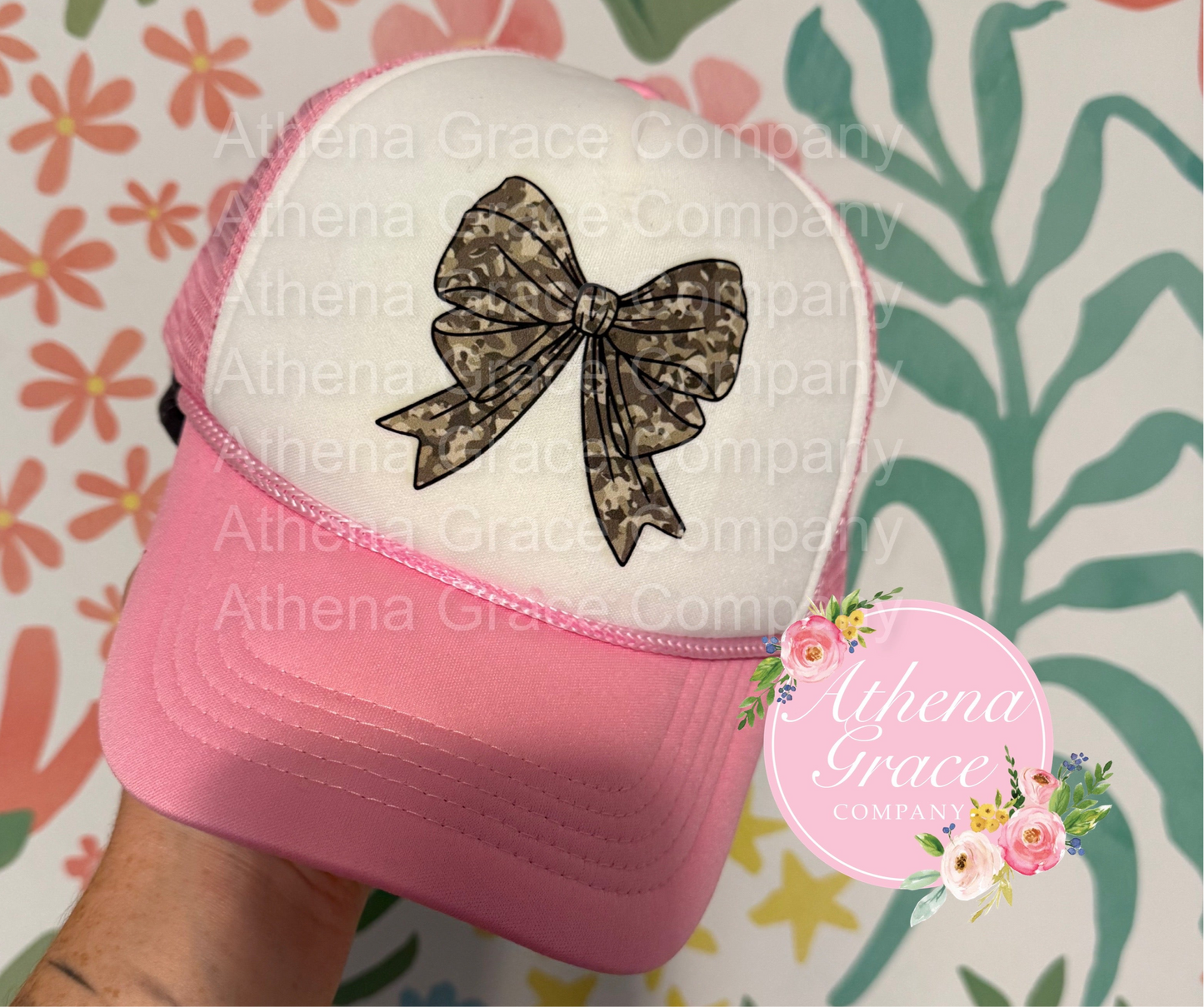 Camo Bow Hat