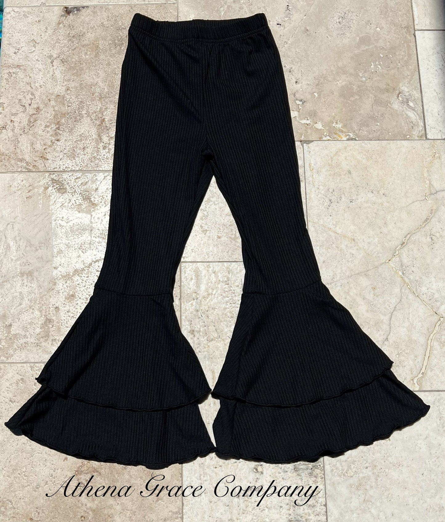 Black Double Bellbottoms