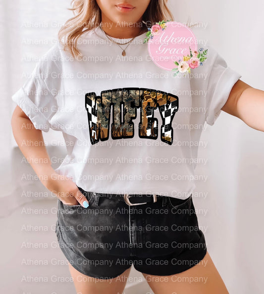 Camo And Flames Wifey