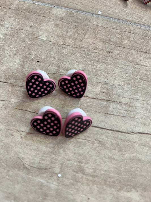 Heart Studs