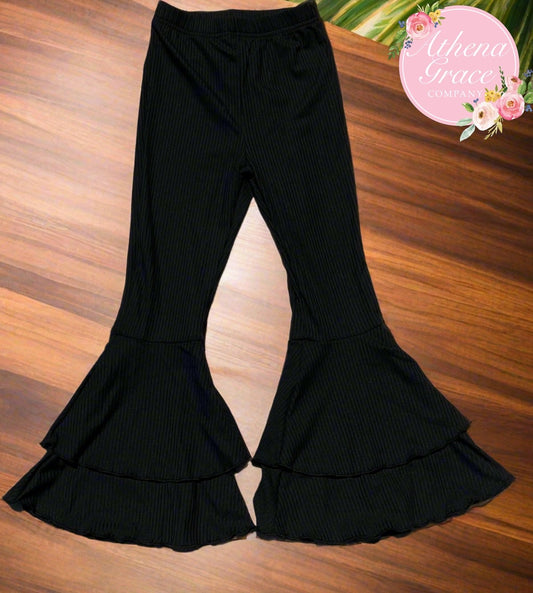 Black Double Bellbottoms