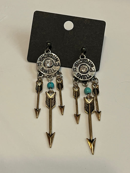 Shotgun shell earrings