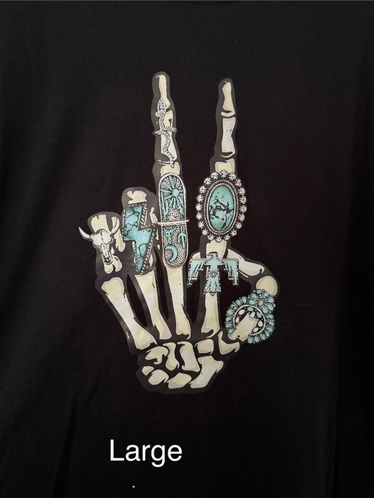 Turquoise Peace Tee