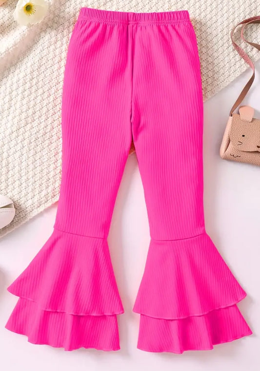 Pink Double Bell Bellbottoms