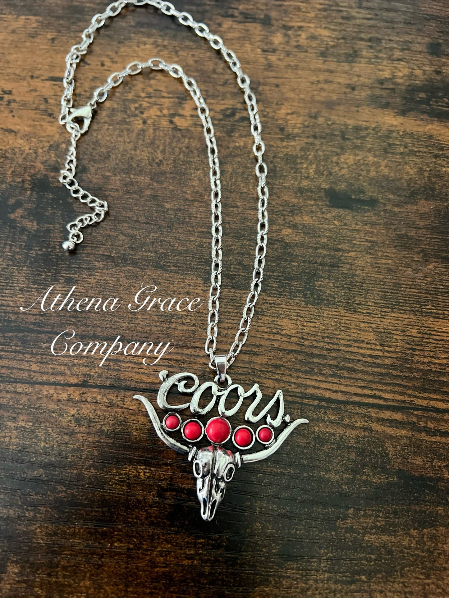 Coors Bull Necklace