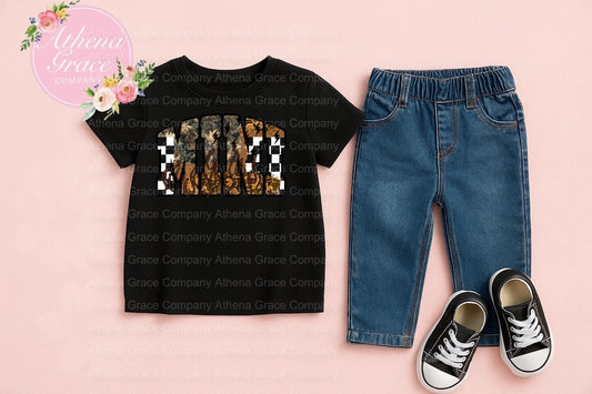 Camo And Flames Mini