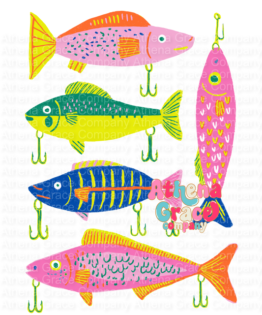 Colorful Fish DTF