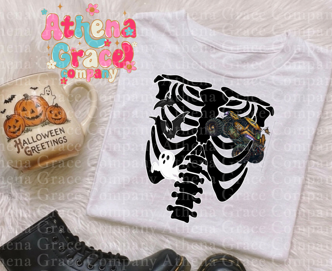 Monster Truck skelly Halloween
