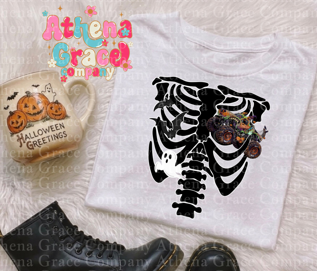 Monster Truck skelly Halloween