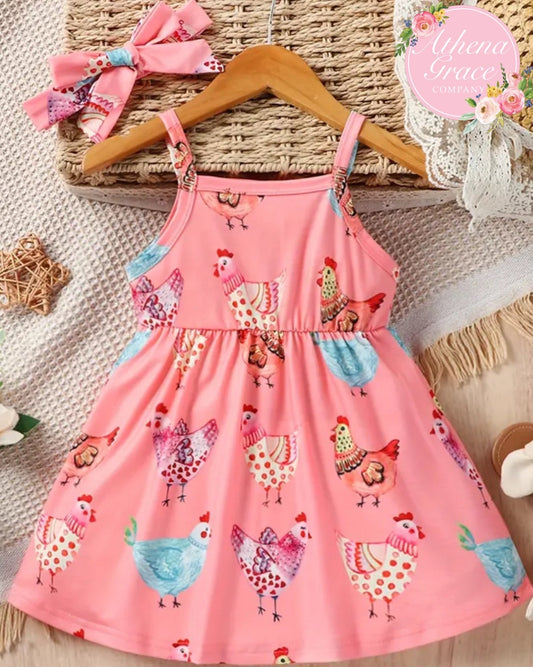 Pink Chicken Dress