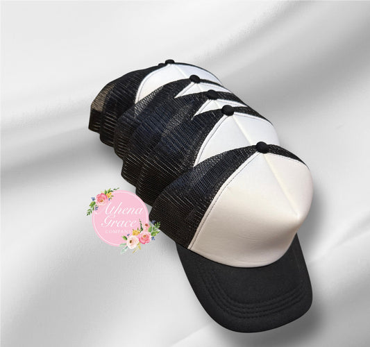 Black Mesh Hat