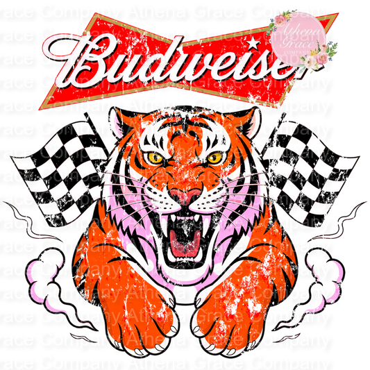 Budweiser Tiger DTF