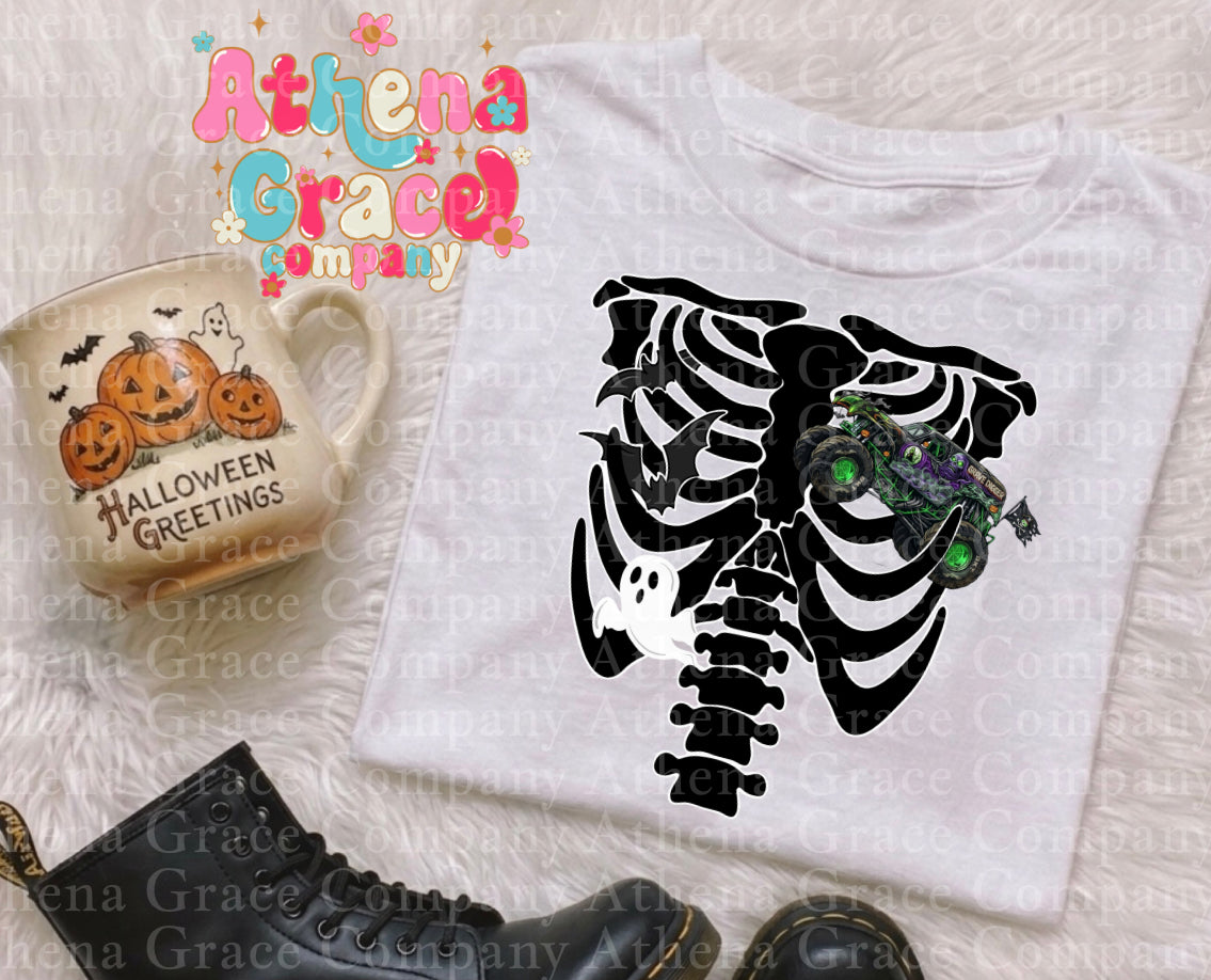 Monster Truck skelly Halloween