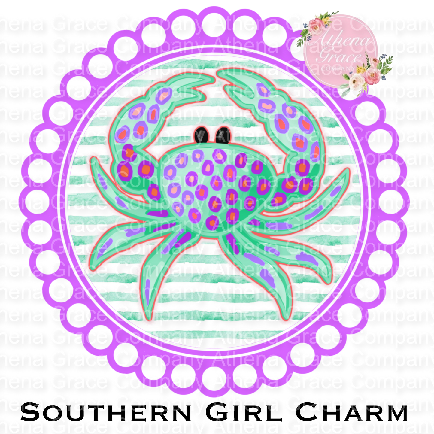 Southern charm Crab DTF