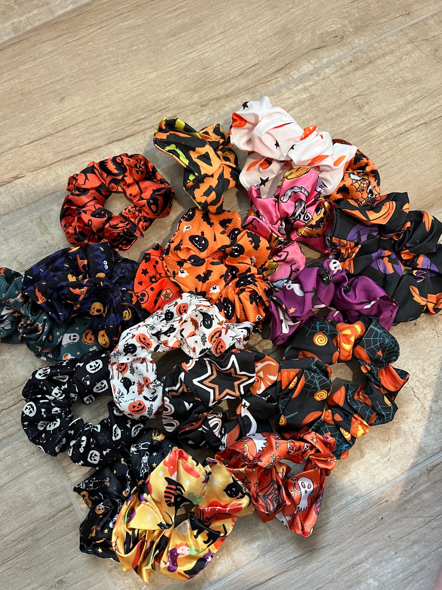 Halloween scrunchies