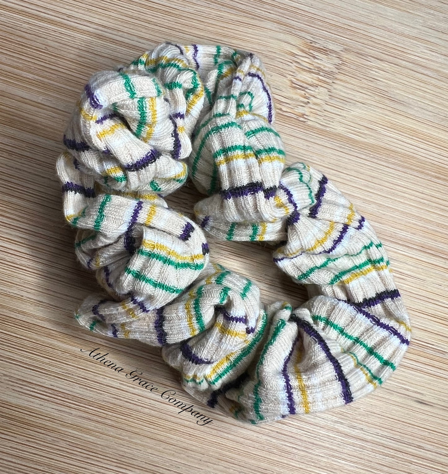 Striped Scrunchies