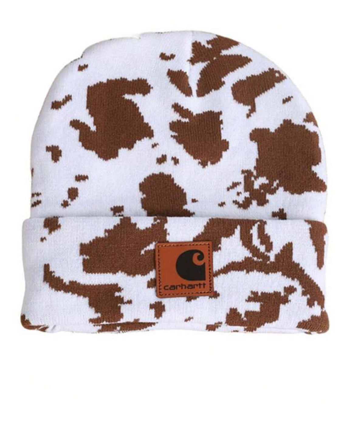 Brown Print Carhartt Hat