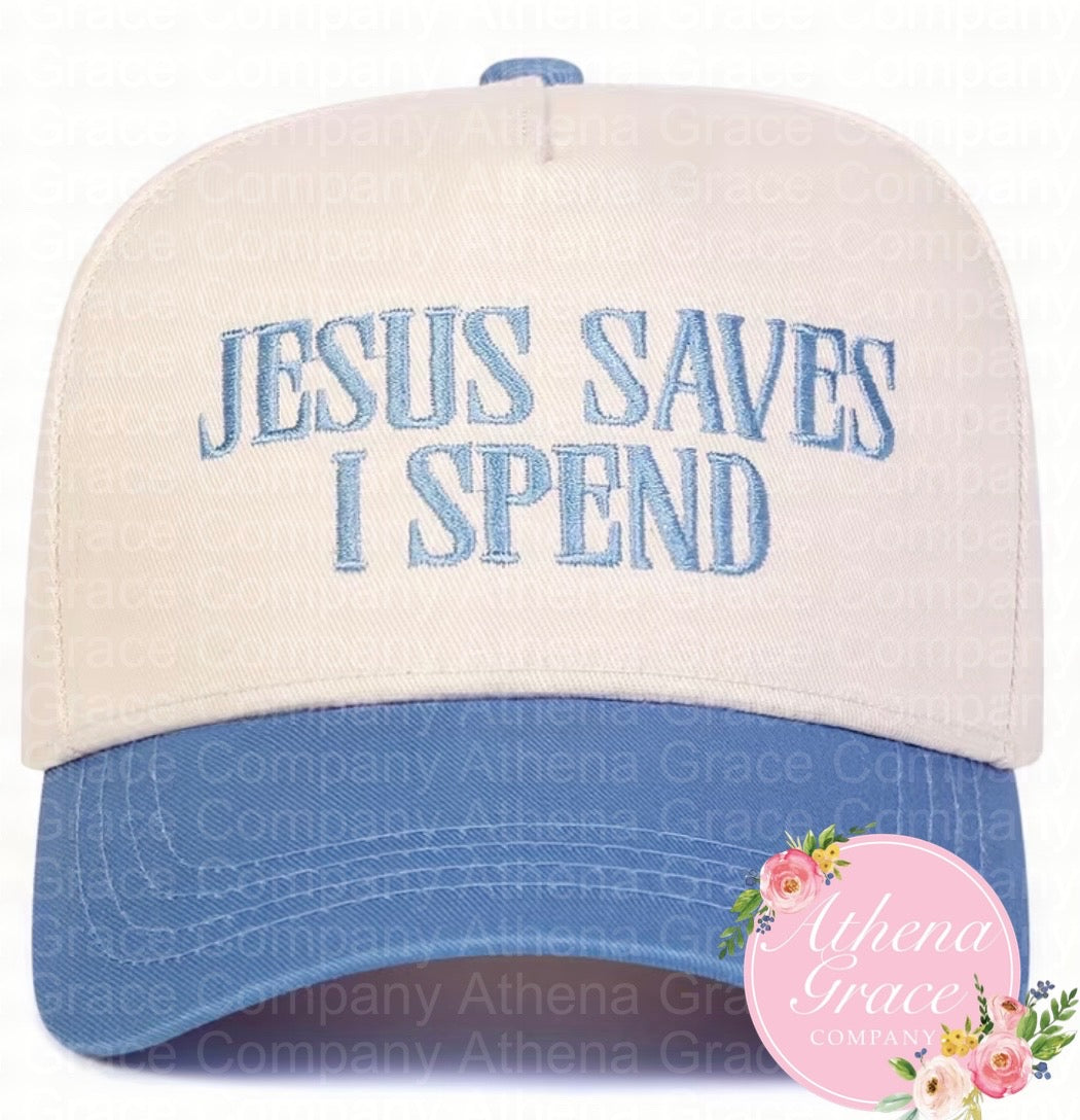 Jesus Saves I Spend Hat