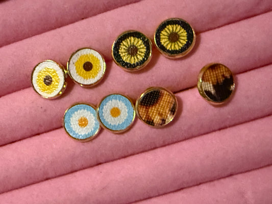 Sunflower Studs