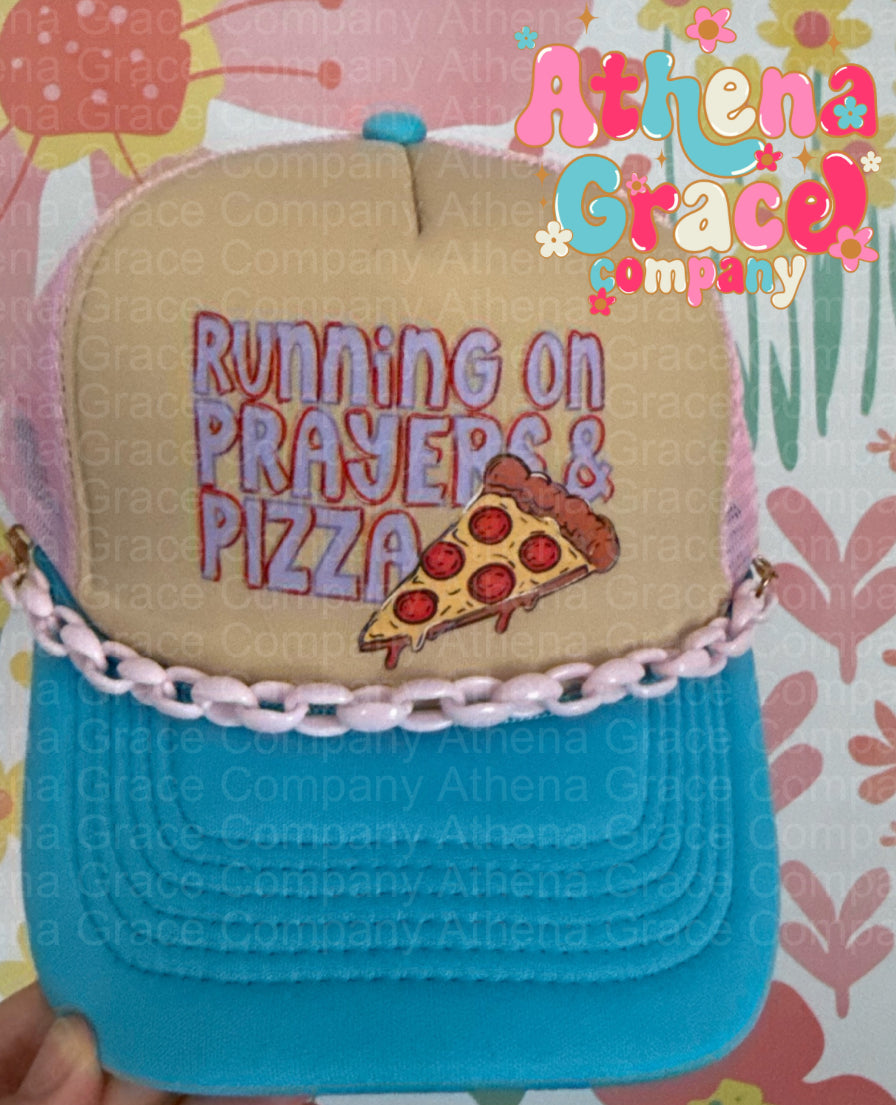 Running on Pizza and a Prayer Hat