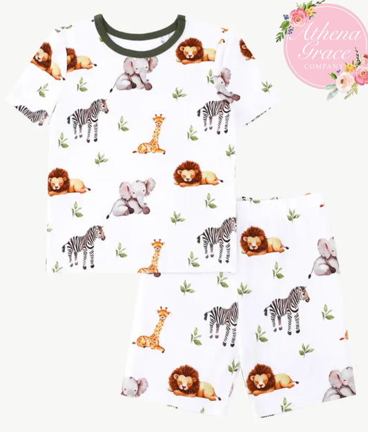 Zoo Pajamas Set