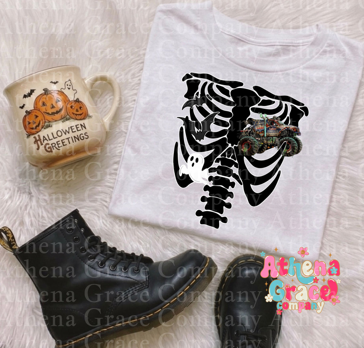 Monster Truck skelly Halloween
