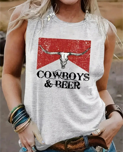 Cowboys & Beer Tee