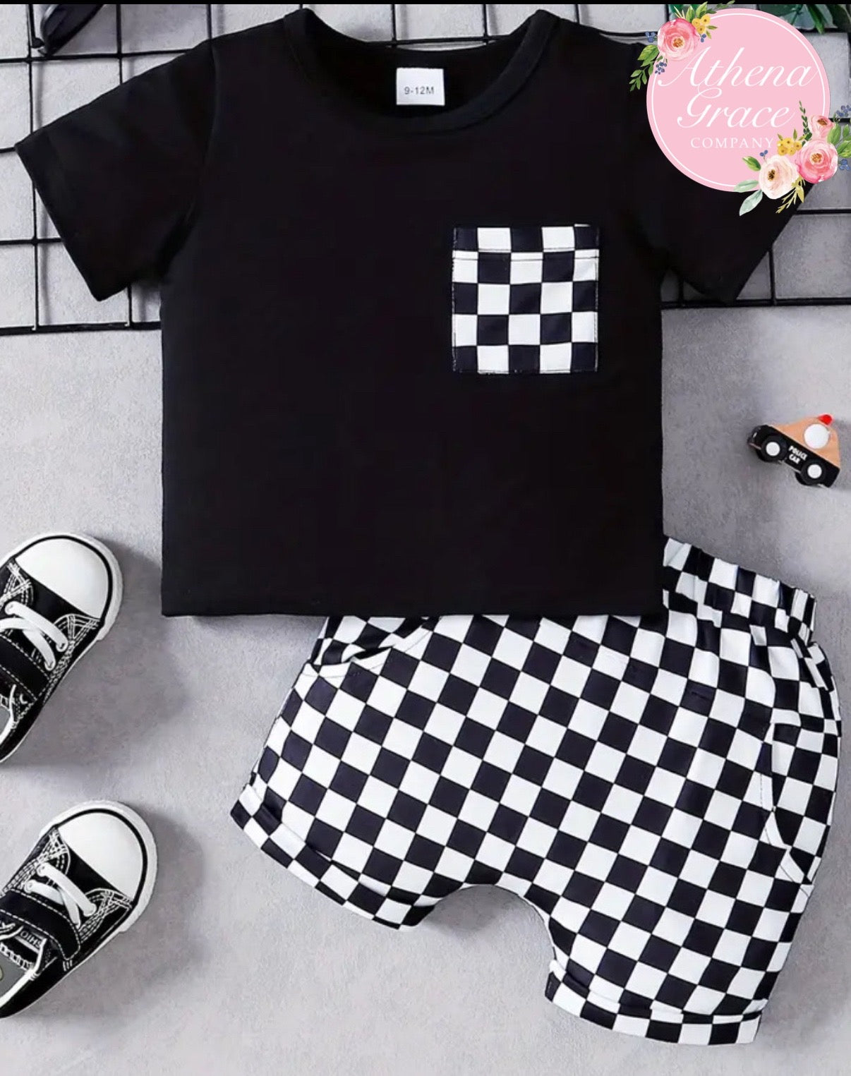 Baby Plaid Set