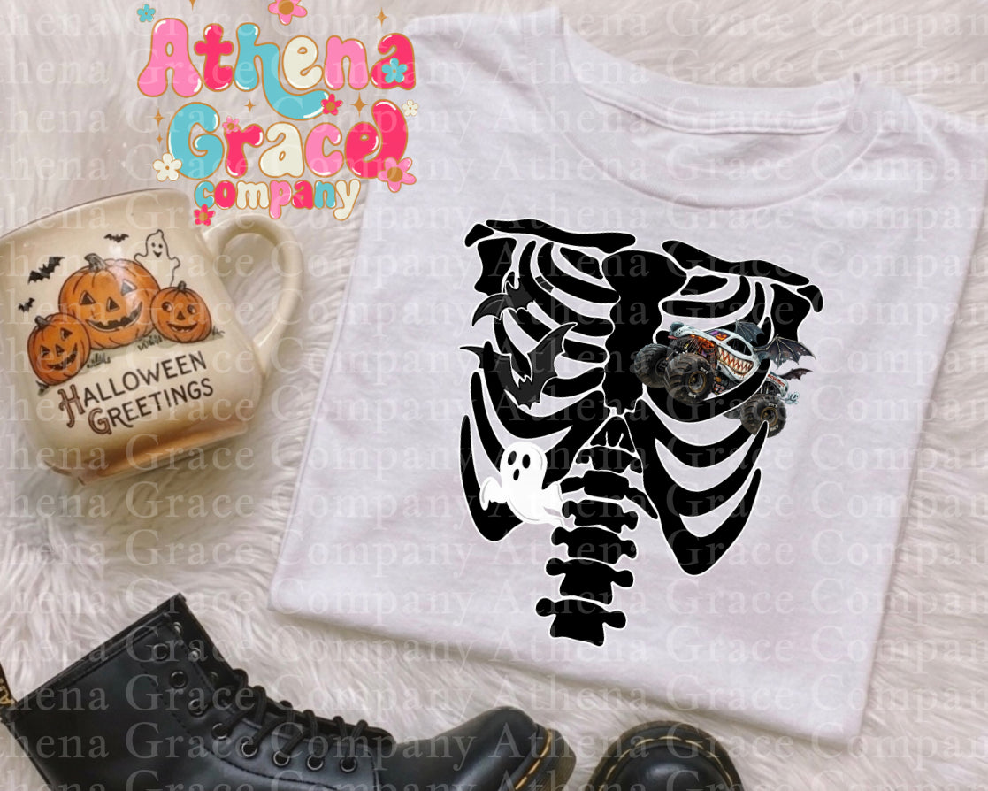 Monster Truck skelly Halloween