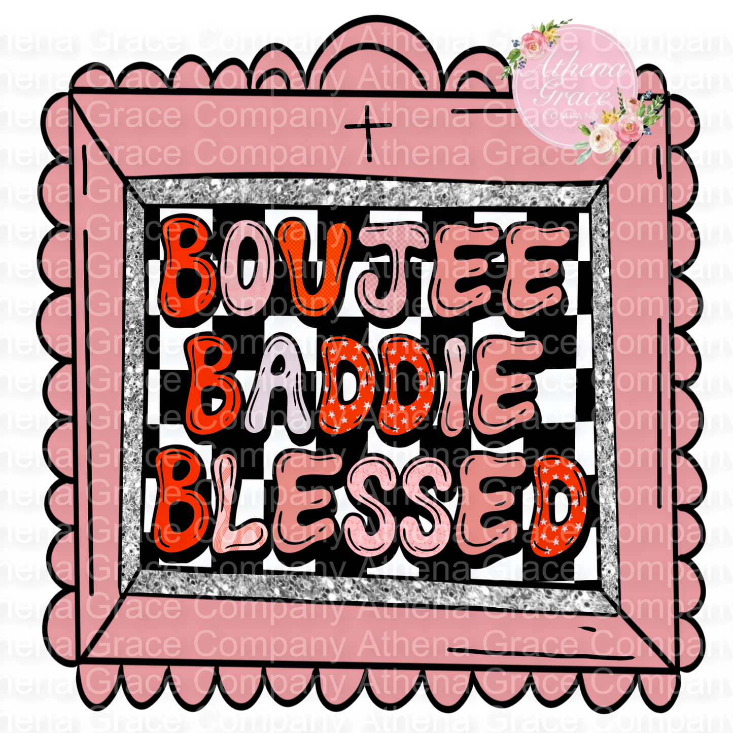 Boujee Baddie Blessed DTF