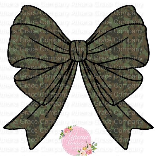 Dark Camo Bow DTF