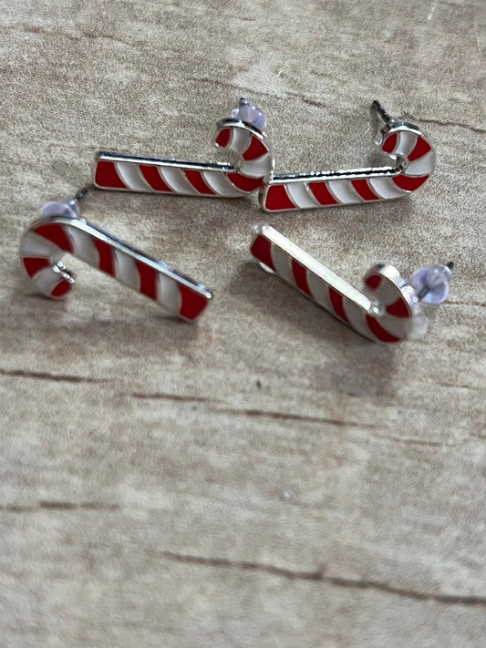 Candy cane Studs