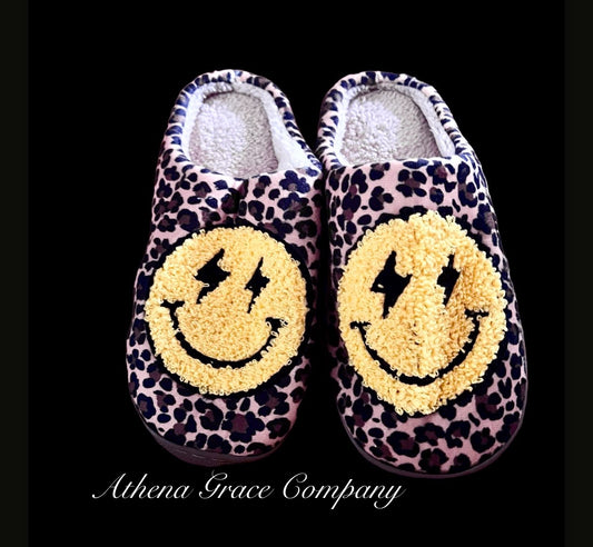 Lighting Smiley Slippers