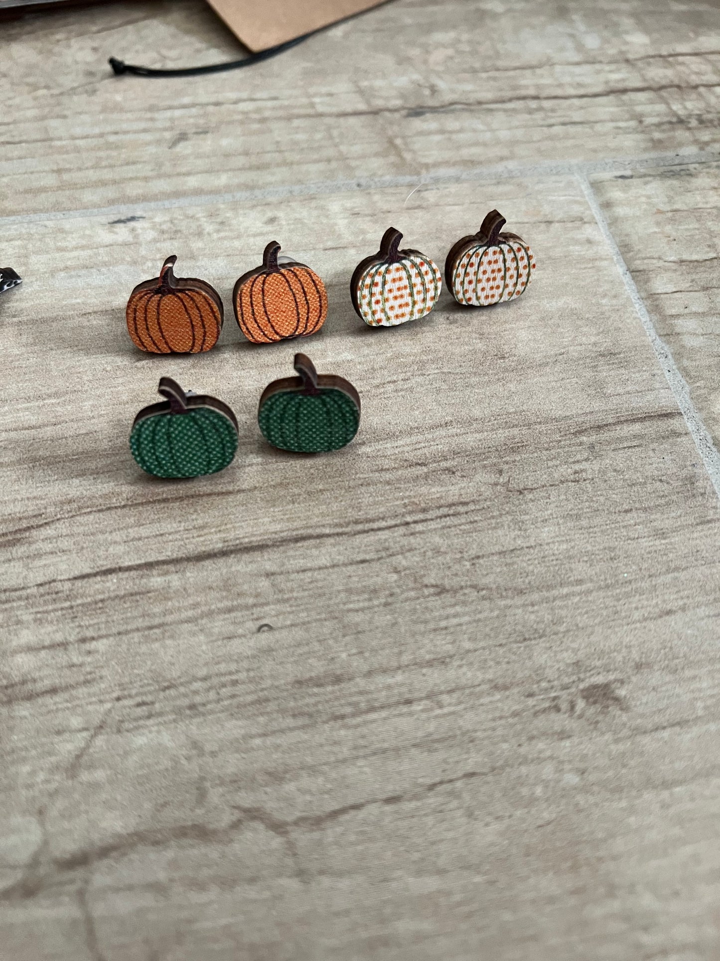 Pumpkin Earrings