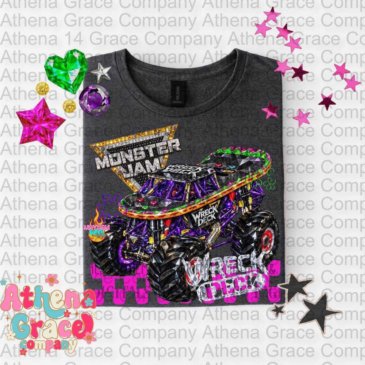 Wreck Deck Monster Jam Sparkling