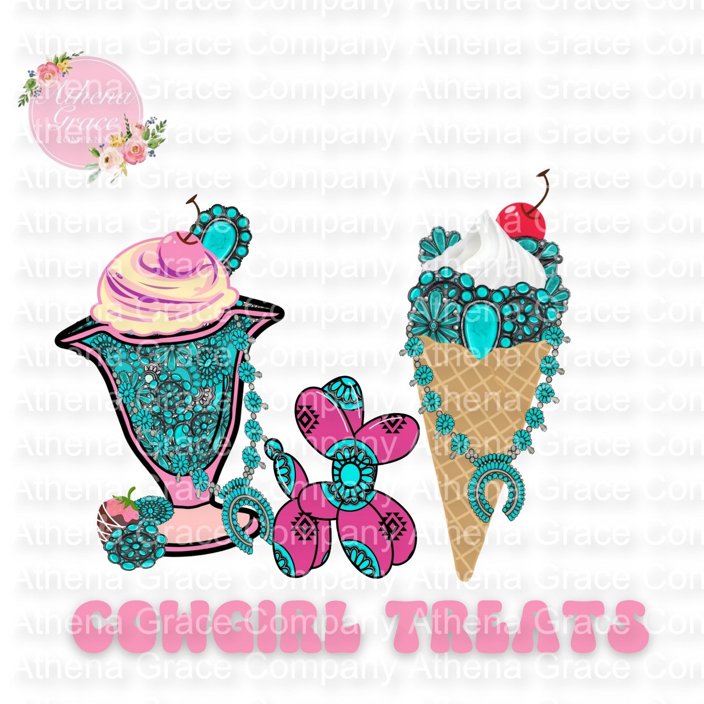 Cowgirl Treats DTF