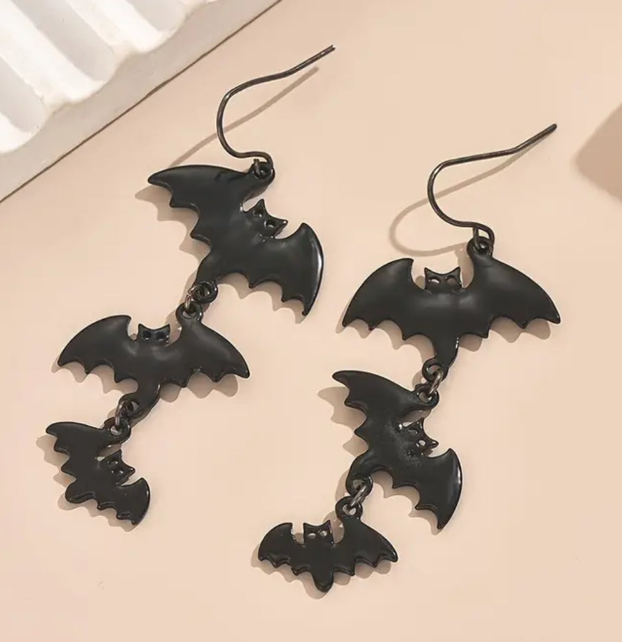 Bat earrings