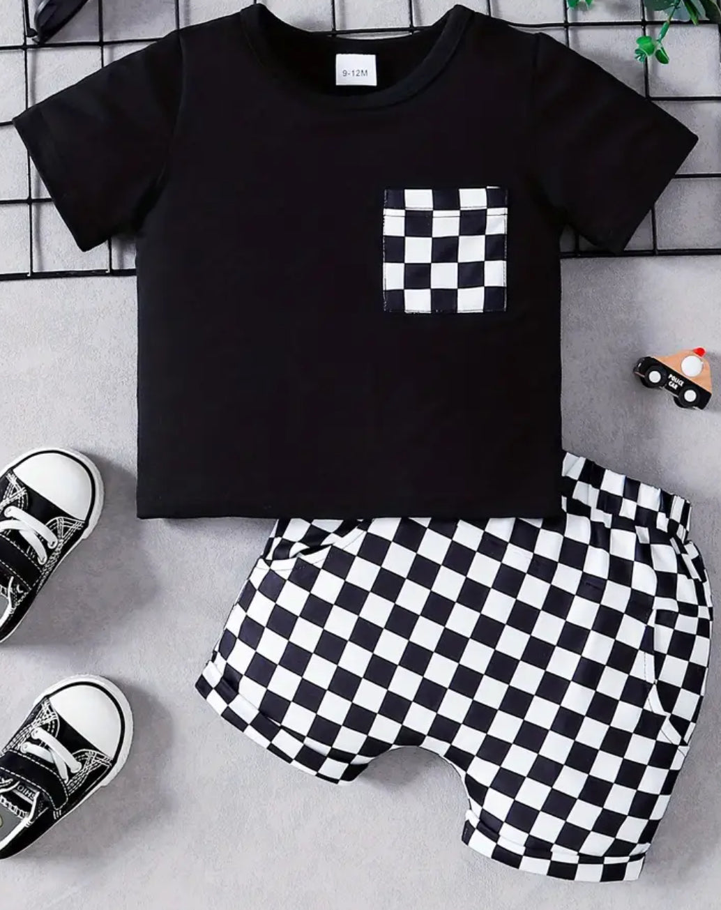 Baby Plaid Set